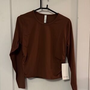 lululemon athletica Chestnut Long Sleeve Tee